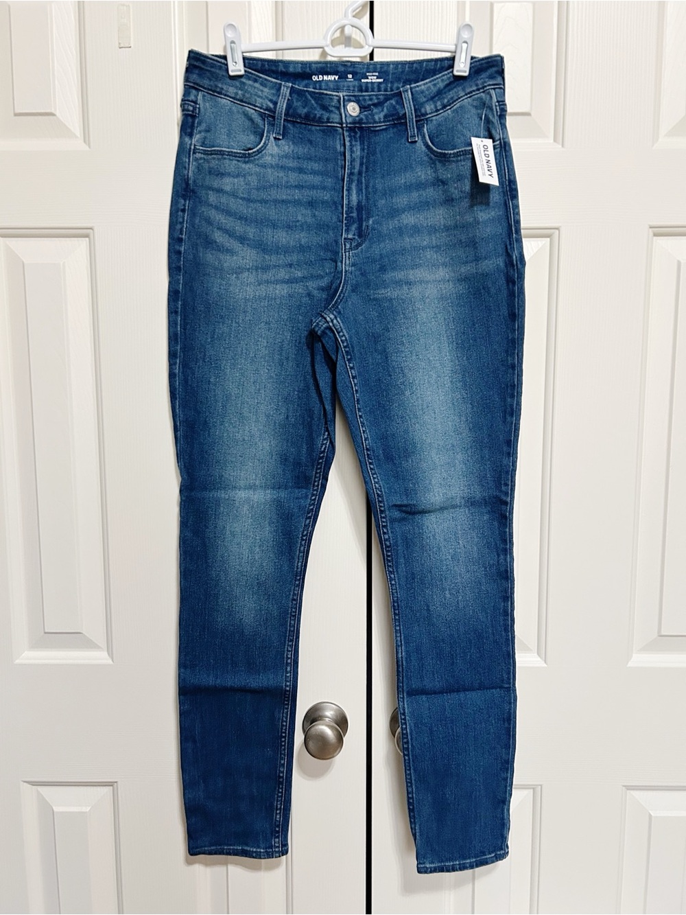 Old Navy High Rise Wow Super Skinny Jeans 12 Long NWT Classic Casual 90's